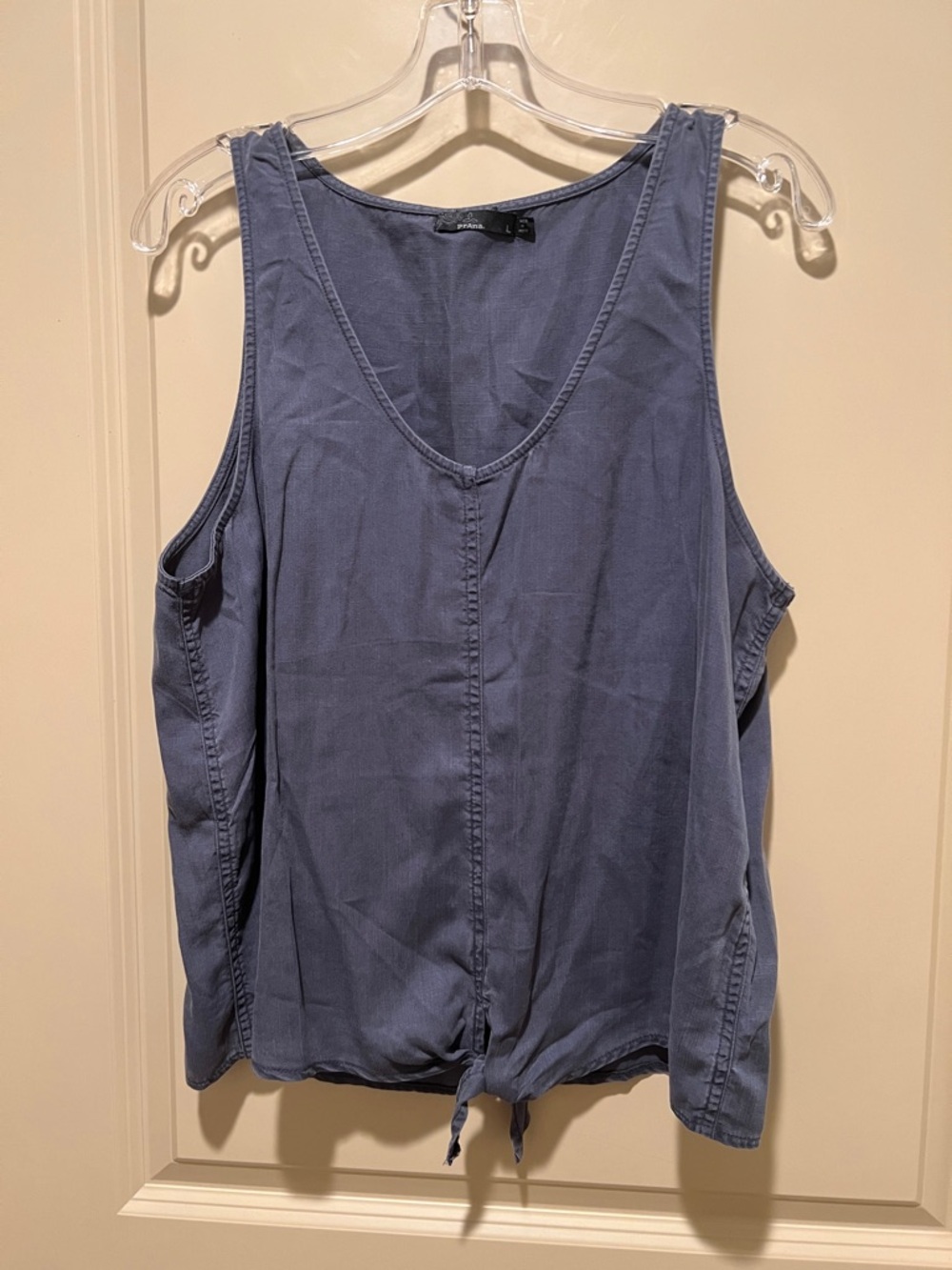 Prana Women's Tie-Hem Tank Top - Slate Grey